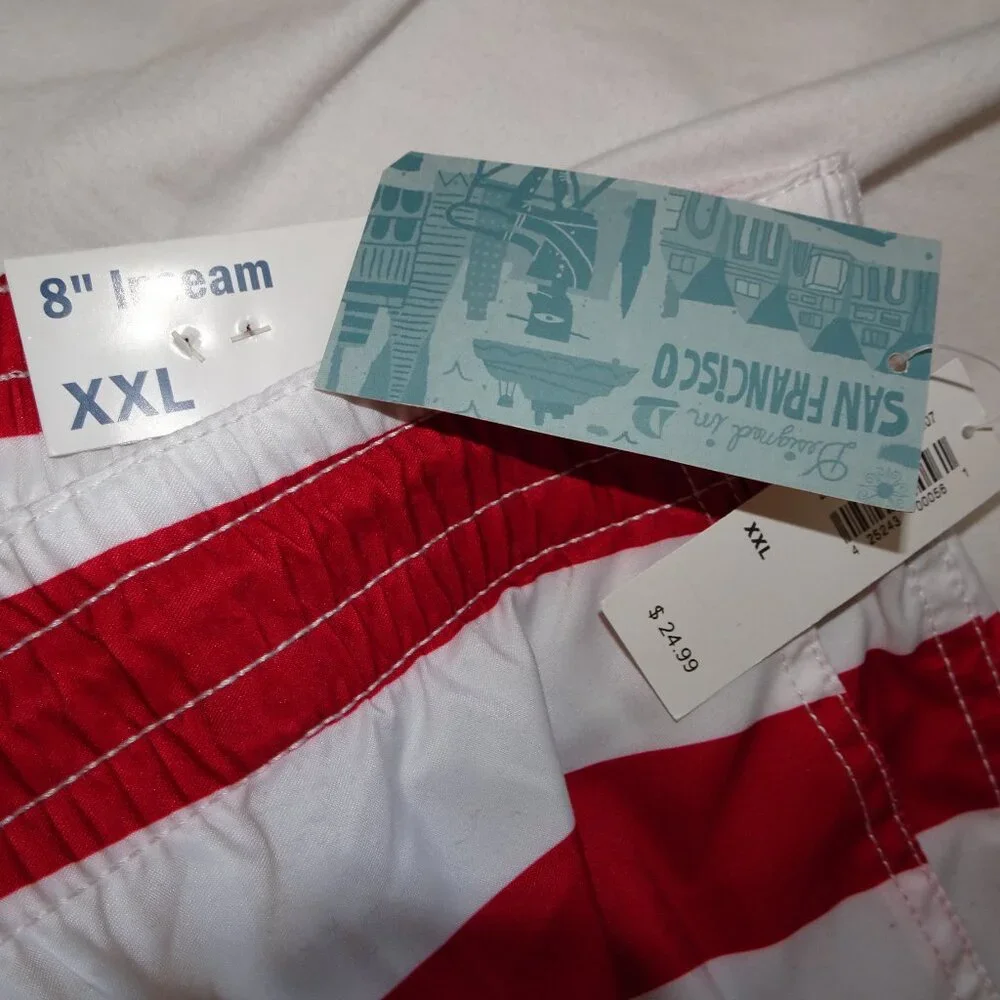 Old Navy American Flag Swim Shorts with Mesh Liner